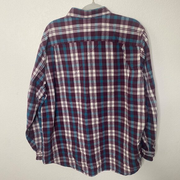 L.L. Bean Plaid Flannel Shirt Mens XL Traditional Fit Button Up Outdoor Camp - Picture 4 of 10